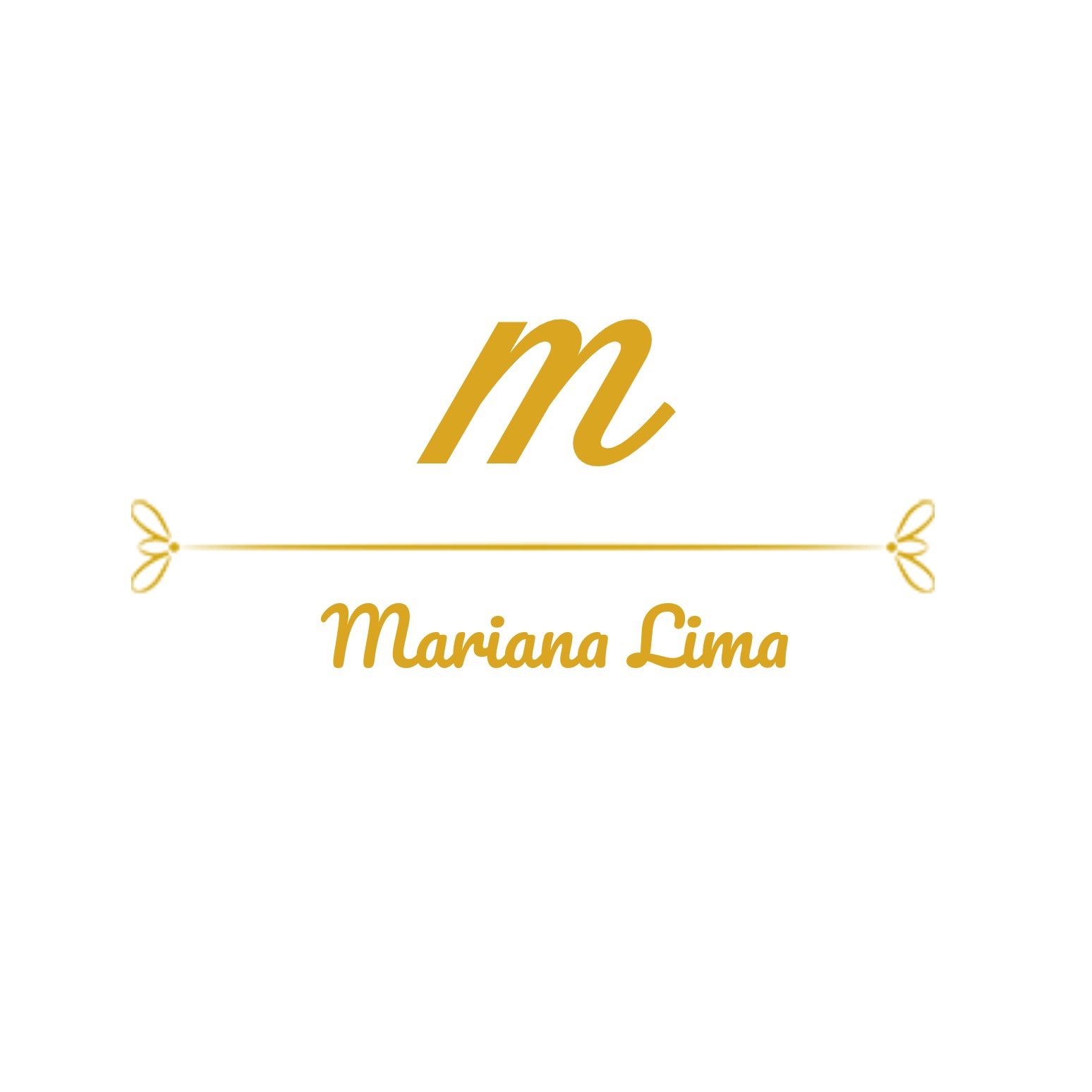 imagem branca com dizeres em dourado